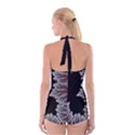 Aesthetic Outer Space Cartoon Art Boyleg Halter Swimsuit  View2