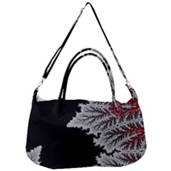 Abstract City Retro Sunset Night Removable Strap Handbag by Bedest