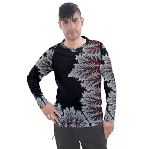 Abstract City Retro Sunset Night Men s Pique Long Sleeve T-shirt by Bedest