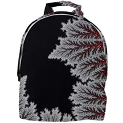 Silhouette Of Aurora Borealis Mini Full Print Backpack by Bedest