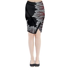 The Overworld Aurora Subnautica Midi Wrap Pencil Skirt by Bedest