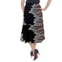 Jungle Road Hawaii Asphalt Mountains Green Midi Mermaid Skirt View2