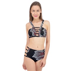 Himalaya Nature Mountain Cage Up Bikini Set by Bedest