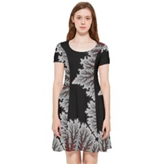 Himalaya Nature Mountain Inside Out Cap Sleeve Dress by Bedest