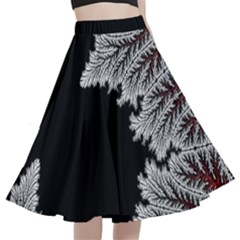 The Overworld Aurora Subnautica A-line Full Circle Midi Skirt With Pocket by Bedest