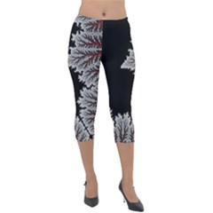 Foroest Nature Trippy Lightweight Velour Capri Leggings  by Bedest