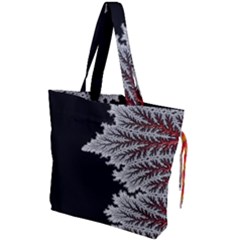 Foroest Nature Trippy Drawstring Tote Bag by Bedest