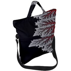 Foroest Nature Trippy Fold Over Handle Tote Bag by Bedest