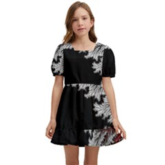 Foroest Nature Trippy Kids  Short Sleeve Dolly Dress by Bedest