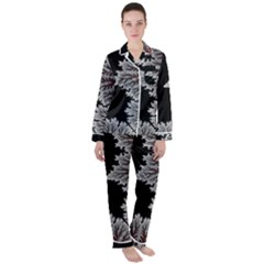 Planet Psychedelic Art Psicodelia Women s Long Sleeve Satin Pajamas Set	 by Bedest