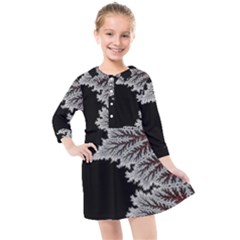 Astrology Surreal Surrealism Trippy Visual Art Kids  Quarter Sleeve Shirt Dress by Bedest