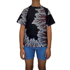 Abstract Complex Fractal Math Kids  Short Sleeve Swimwear by Bedest