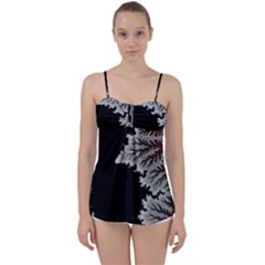 Abstract Complex Fractal Math Babydoll Tankini Top by Bedest