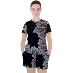 Abstract Complex Fractal Math Women s T-shirt And Shorts Set