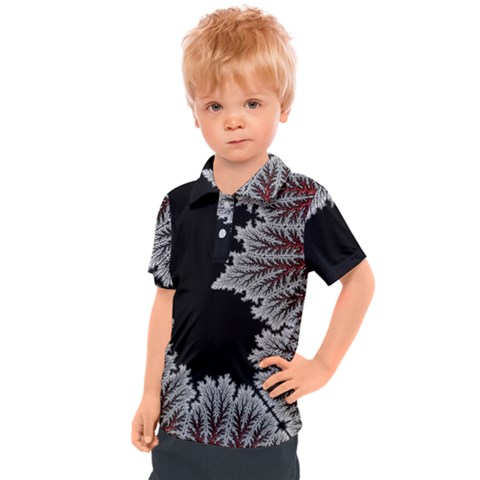 Abstract Complex Fractal Math Kids  Polo T-shirt by Bedest