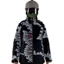 Abstract Complex Fractal Math Men s Zip Ski and Snowboard Waterproof Breathable Jacket View1