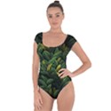 Banana leaves Short Sleeve Leotard  View1