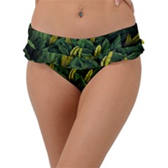 Banana leaves Frill Bikini Bottoms