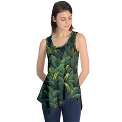 Banana Leaves Sleeveless Tunic by goljakoff