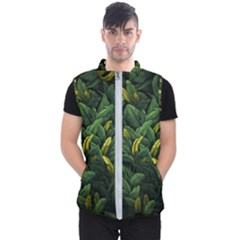 Banana leaves Men s Puffer Vest