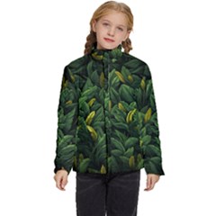 Banana leaves Kids  Puffer Bubble Jacket Coat