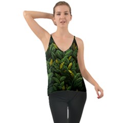 Banana leaves Chiffon Cami