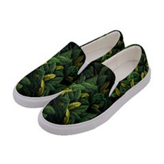 Banana leaves Women s Canvas Slip Ons