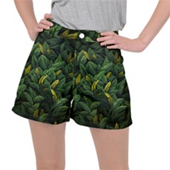 Banana leaves Women s Ripstop Shorts