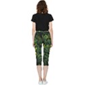 Banana leaves Inside Out Lightweight Velour Capri Leggings  View2