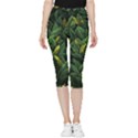 Banana leaves Inside Out Lightweight Velour Capri Leggings  View3