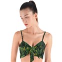 Banana leaves Woven Tie Front Bralet View1