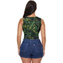 Banana leaves Women s Sleeveless Wrap Top View4