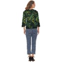 Banana leaves Cut Out Wide Sleeve Top View4