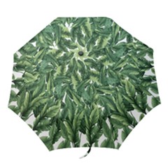 Green Banana Leaves Folding Umbrellas by goljakoff