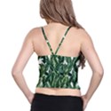 Green banana leaves Spaghetti Strap Bra Top View2