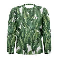 Green Banana Leaves Men s Long Sleeve T-shirt