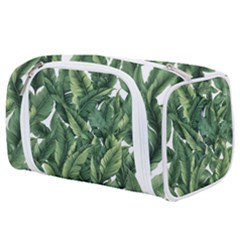 Green Banana Leaves Toiletries Pouch by goljakoff