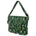 Green banana leaves Buckle Messenger Bag View2