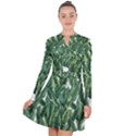 Green banana leaves Long Sleeve Panel Dress View1