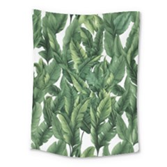 Green Banana Leaves Medium Tapestry by goljakoff