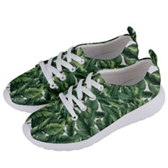 Green Banana Leaves Women s Lightweight Sports Shoes by goljakoff