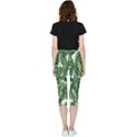 Green banana leaves Inside Out Lightweight Velour Capri Leggings  View2