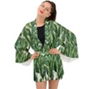 Green banana leaves Long Sleeve Kimono View1