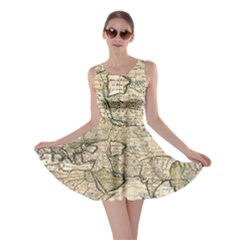 Tartaria Empire Vintage Map Skater Dress by Grandong