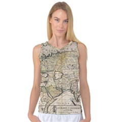 Tartaria Empire Vintage Map Women s Basketball Tank Top by Grandong