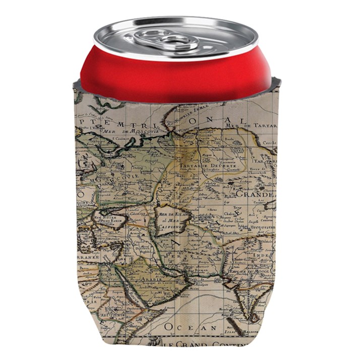 Tartaria Empire Vintage Map Can Holder