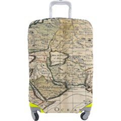 Tartaria Empire Vintage Map Luggage Cover (large) by Grandong