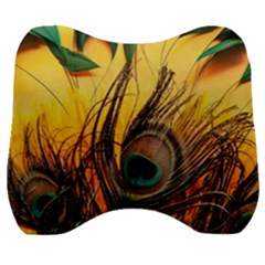 City Light Sky Landmark Painting Velour Head Support Cushion by Cemarart