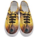 City Light Sky Landmark Painting Women s Classic Low Top Sneakers View1