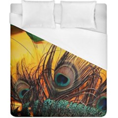 Art Paint Landscape Mountain Duvet Cover (california King Size) by Cemarart